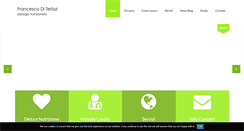 Desktop Screenshot of nutrizionistatrani.it